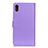 Leather Case Stands Flip Cover Holder A08D for Samsung Galaxy A01 Core Purple