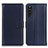Leather Case Stands Flip Cover Holder A08D for Sony Xperia 10 III Blue