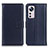 Leather Case Stands Flip Cover Holder A08D for Xiaomi Mi 12S 5G Blue