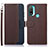 Leather Case Stands Flip Cover Holder A09D for Motorola Moto E30