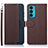 Leather Case Stands Flip Cover Holder A09D for Motorola Moto Edge 20 5G