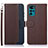 Leather Case Stands Flip Cover Holder A09D for Motorola Moto G22