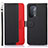 Leather Case Stands Flip Cover Holder A09D for OnePlus Nord N200 5G Black