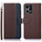 Leather Case Stands Flip Cover Holder A09D for Oppo F21 Pro 4G