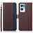 Leather Case Stands Flip Cover Holder A09D for Oppo Reno7 Pro 5G