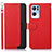 Leather Case Stands Flip Cover Holder A09D for Oppo Reno7 Pro 5G Red