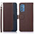 Leather Case Stands Flip Cover Holder A09D for Samsung Galaxy M52 5G
