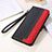 Leather Case Stands Flip Cover Holder A11D for Samsung Galaxy S23 5G Black