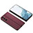 Leather Case Stands Flip Cover Holder AC1 for Samsung Galaxy S21 5G