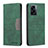 Leather Case Stands Flip Cover Holder B01F for Oppo A56S 5G Green