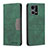 Leather Case Stands Flip Cover Holder B01F for Oppo Reno7 4G Green