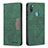 Leather Case Stands Flip Cover Holder B01F for Samsung Galaxy A11 Green