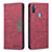 Leather Case Stands Flip Cover Holder B01F for Samsung Galaxy A11 Red
