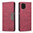 Leather Case Stands Flip Cover Holder B01F for Samsung Galaxy A12 Red