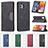 Leather Case Stands Flip Cover Holder B01F for Samsung Galaxy A32 4G