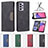 Leather Case Stands Flip Cover Holder B01F for Samsung Galaxy A33 5G