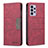 Leather Case Stands Flip Cover Holder B01F for Samsung Galaxy A33 5G Red
