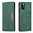 Leather Case Stands Flip Cover Holder B01F for Samsung Galaxy A41 Green
