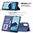 Leather Case Stands Flip Cover Holder B01F for Vivo Y11s