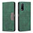 Leather Case Stands Flip Cover Holder B01F for Vivo Y30 Green