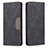 Leather Case Stands Flip Cover Holder B01F for Xiaomi Mi 11X Pro 5G Black