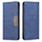 Leather Case Stands Flip Cover Holder B01F for Xiaomi Mi 11X Pro 5G Blue