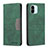Leather Case Stands Flip Cover Holder B01F for Xiaomi Redmi A1 Green