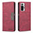 Leather Case Stands Flip Cover Holder B01F for Xiaomi Redmi Note 10 Pro Max Red