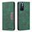 Leather Case Stands Flip Cover Holder B01F for Xiaomi Redmi Note 11 5G Green