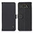 Leather Case Stands Flip Cover Holder B01H for Asus ROG Phone 5s Black