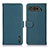 Leather Case Stands Flip Cover Holder B01H for Asus ROG Phone 5s Green