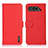 Leather Case Stands Flip Cover Holder B01H for Asus ROG Phone 5s Pro Red