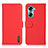 Leather Case Stands Flip Cover Holder B01H for Huawei Honor 60 Pro 5G Red