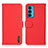 Leather Case Stands Flip Cover Holder B01H for Motorola Moto Edge 20 5G Red