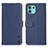 Leather Case Stands Flip Cover Holder B01H for Motorola Moto Edge 20 Lite 5G Blue