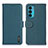 Leather Case Stands Flip Cover Holder B01H for Motorola Moto Edge Lite 5G Green