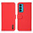 Leather Case Stands Flip Cover Holder B01H for Motorola Moto Edge Lite 5G Red