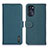 Leather Case Stands Flip Cover Holder B01H for Motorola Moto G 5G (2022) Green