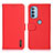 Leather Case Stands Flip Cover Holder B01H for Motorola Moto G41 Red