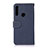 Leather Case Stands Flip Cover Holder B01H for Motorola Moto One Fusion Plus Blue