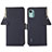 Leather Case Stands Flip Cover Holder B01H for Nokia C12 Pro Blue