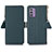 Leather Case Stands Flip Cover Holder B01H for Nokia G42 5G Green
