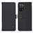 Leather Case Stands Flip Cover Holder B01H for Oppo A56 5G Black