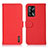 Leather Case Stands Flip Cover Holder B01H for Oppo A74 4G Red