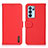 Leather Case Stands Flip Cover Holder B01H for Oppo Reno6 Pro 5G India Red