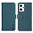 Leather Case Stands Flip Cover Holder B01H for Oppo Reno7 A Green