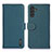 Leather Case Stands Flip Cover Holder B01H for Samsung Galaxy A13 5G Green