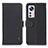 Leather Case Stands Flip Cover Holder B01H for Xiaomi Mi 12X 5G Black