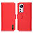 Leather Case Stands Flip Cover Holder B01H for Xiaomi Mi 12X 5G Red