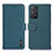 Leather Case Stands Flip Cover Holder B01H for Xiaomi Redmi Note 11 Pro 4G Green